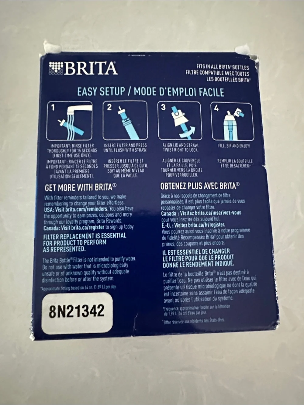 Brita 5 Water Bottle Replacement Filters